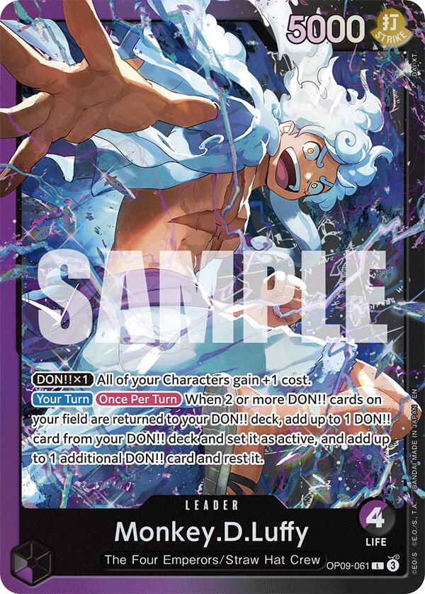 Monkey.D.Luffy (OP09-061) [Starter Deck: Purple/Black Monkey.D.Luffy] | Good Games North