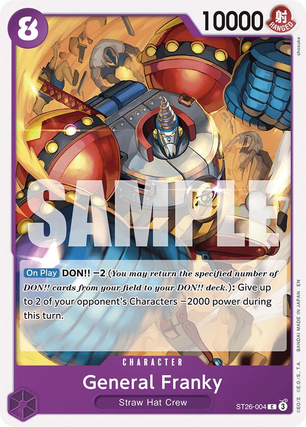 General Franky [Starter Deck: Purple/Black Monkey.D.Luffy] | Good Games North