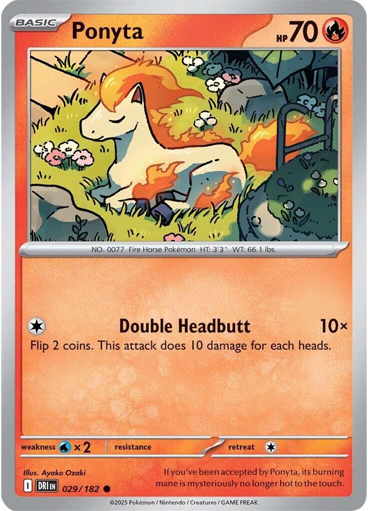 Ponyta (029/182) [Scarlet & Violet: Destined Rivals] | Good Games North