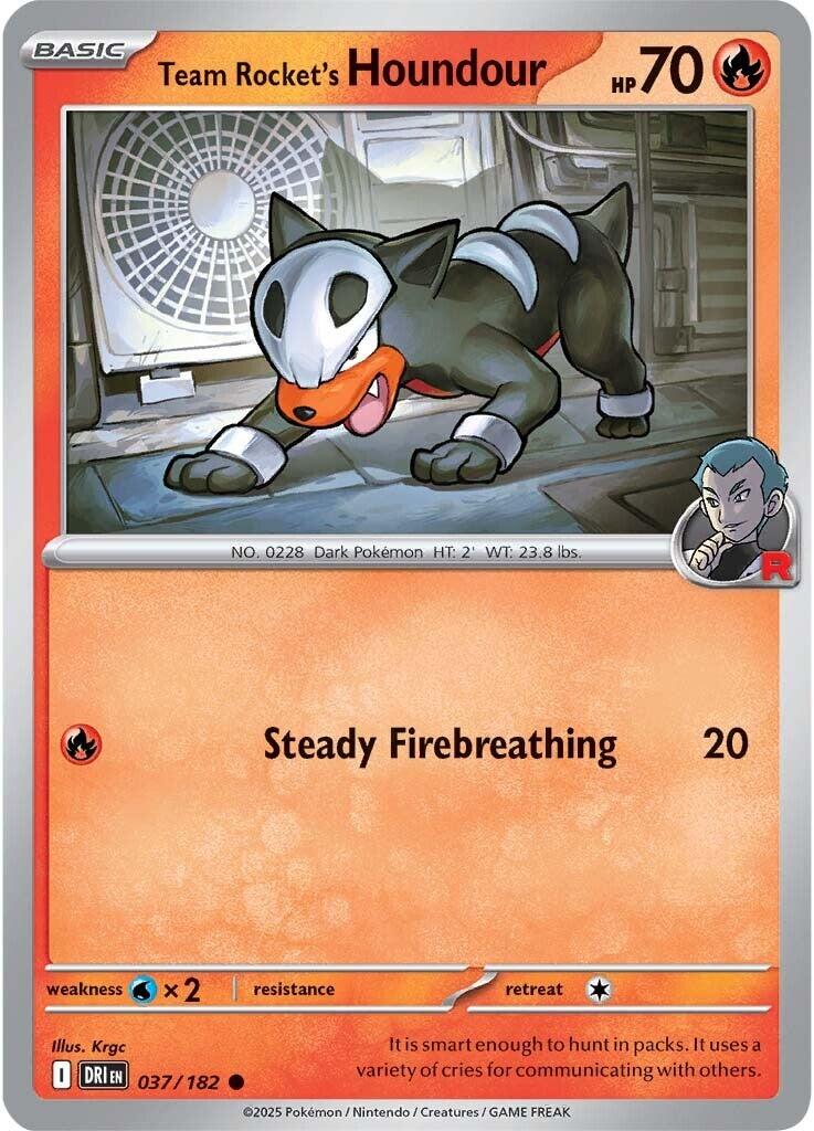 Team Rocket's Houndour (037/182) [Scarlet & Violet: Destined Rivals] | Good Games North