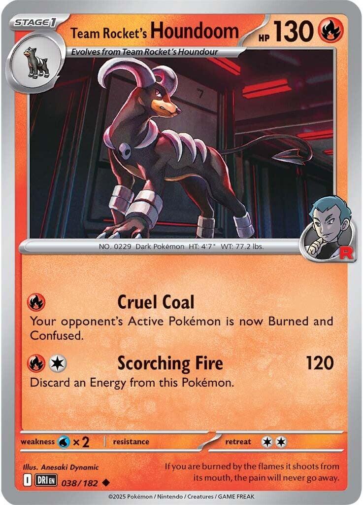 Team Rocket's Houndoom (038/182) [Scarlet & Violet: Destined Rivals] | Good Games North