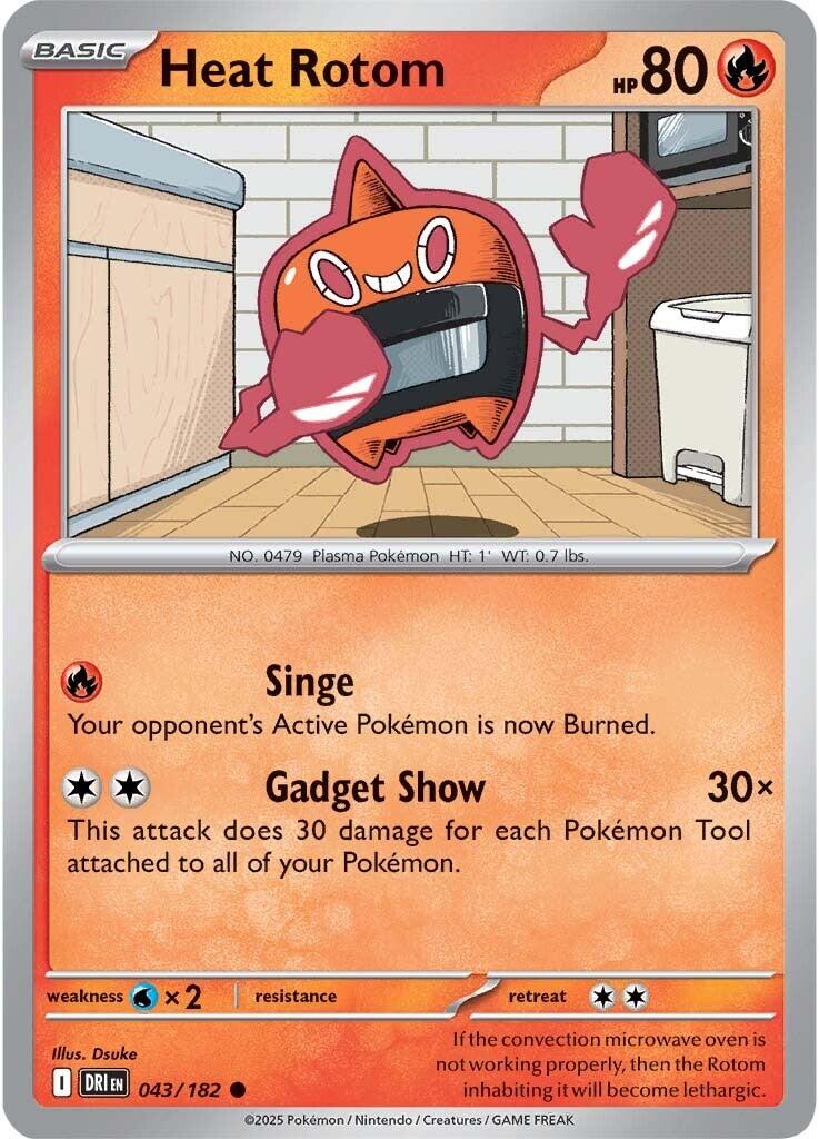 Heat Rotom (043/182) [Scarlet & Violet: Destined Rivals] | Good Games North