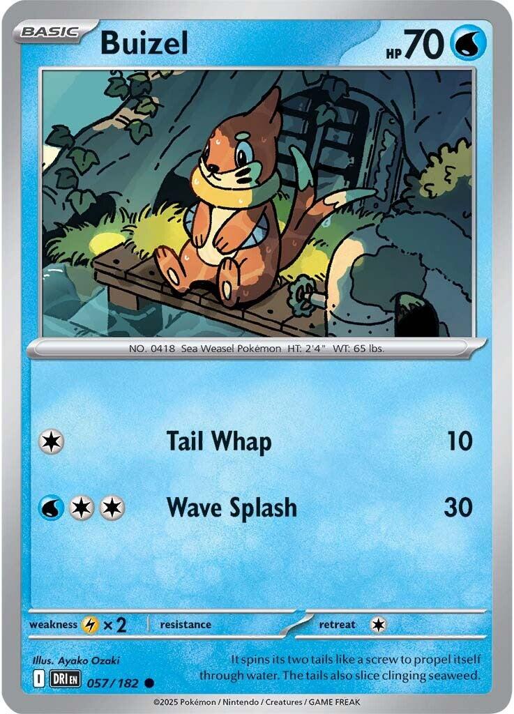 Buizel (057/182) [Scarlet & Violet: Destined Rivals] | Good Games North