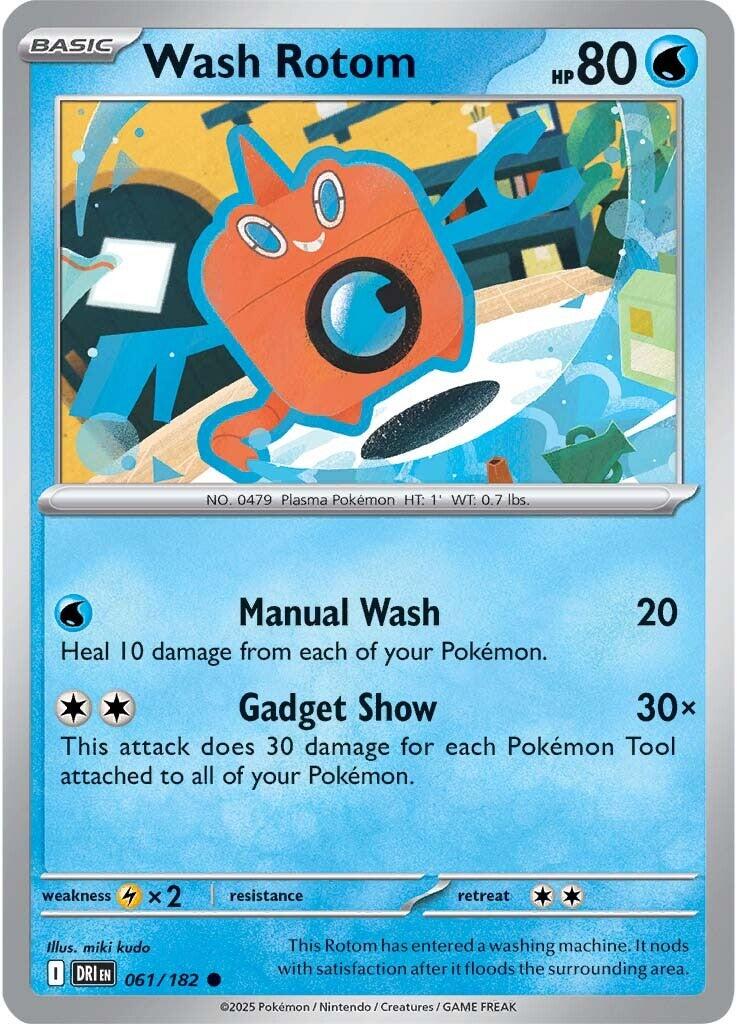 Wash Rotom (061/182) [Scarlet & Violet: Destined Rivals] | Good Games North