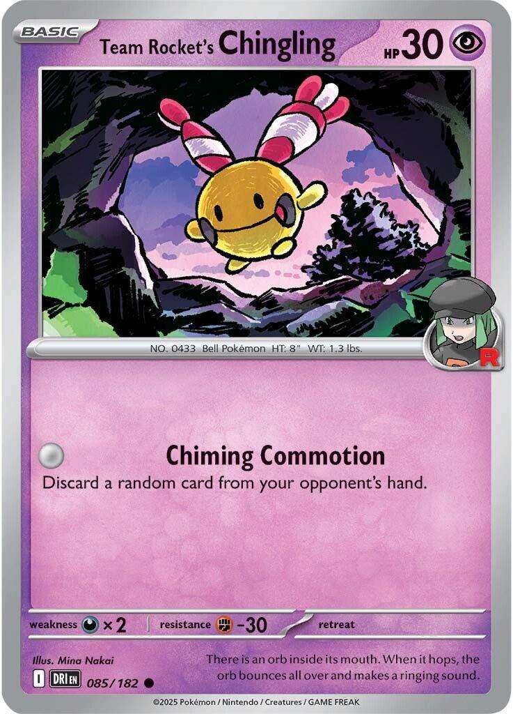 Team Rocket's Chingling (085/182) [Scarlet & Violet: Destined Rivals] | Good Games North