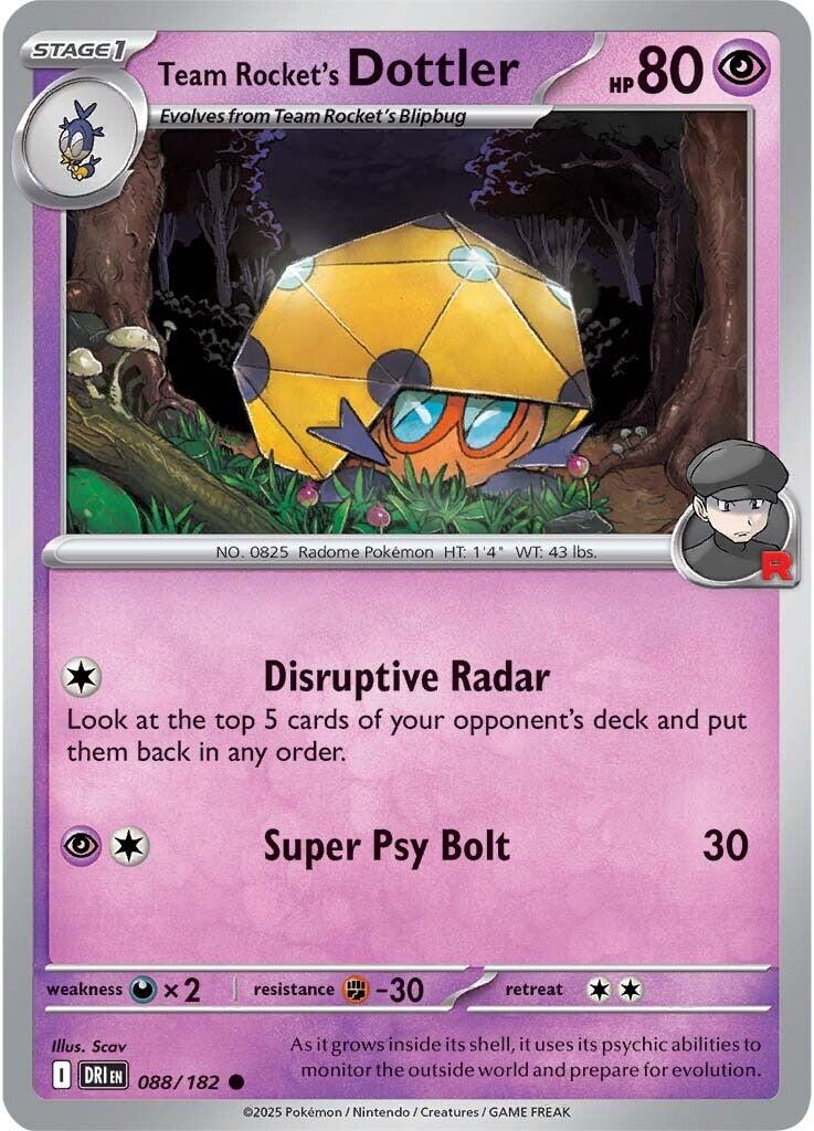 Team Rocket's Dottler (088/182) [Scarlet & Violet: Destined Rivals] | Good Games North