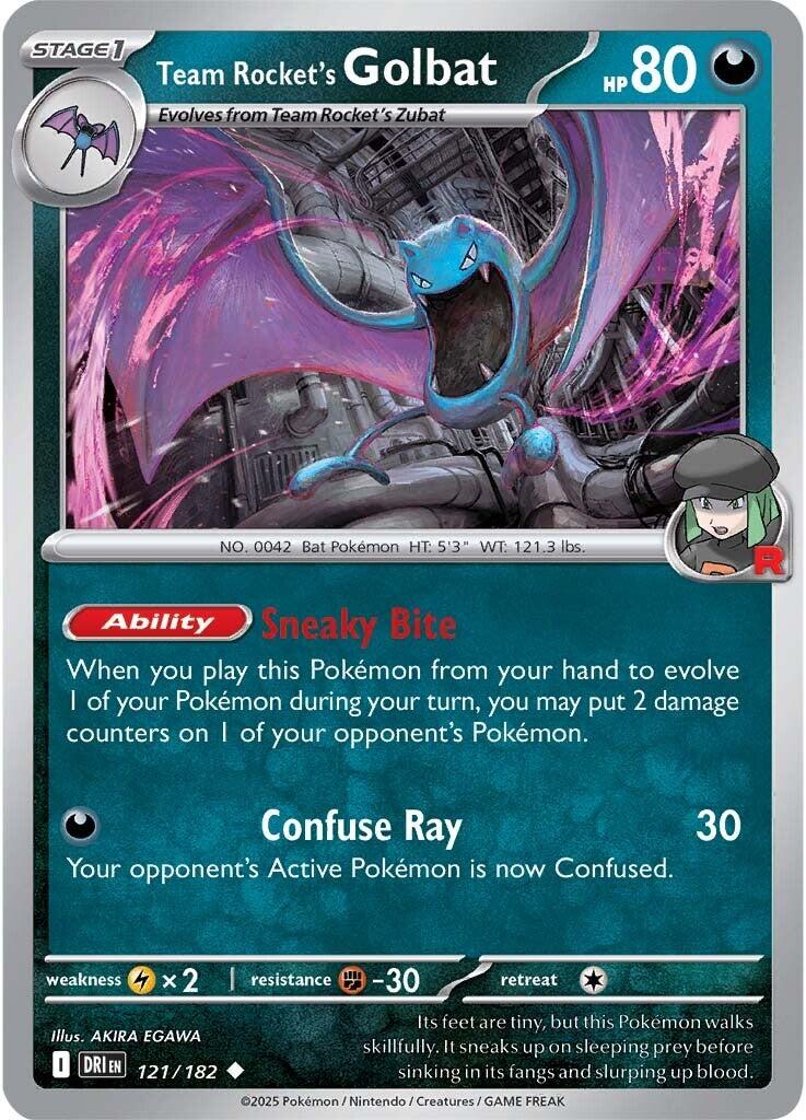 Team Rocket's Golbat (121/182) [Scarlet & Violet: Destined Rivals] | Good Games North