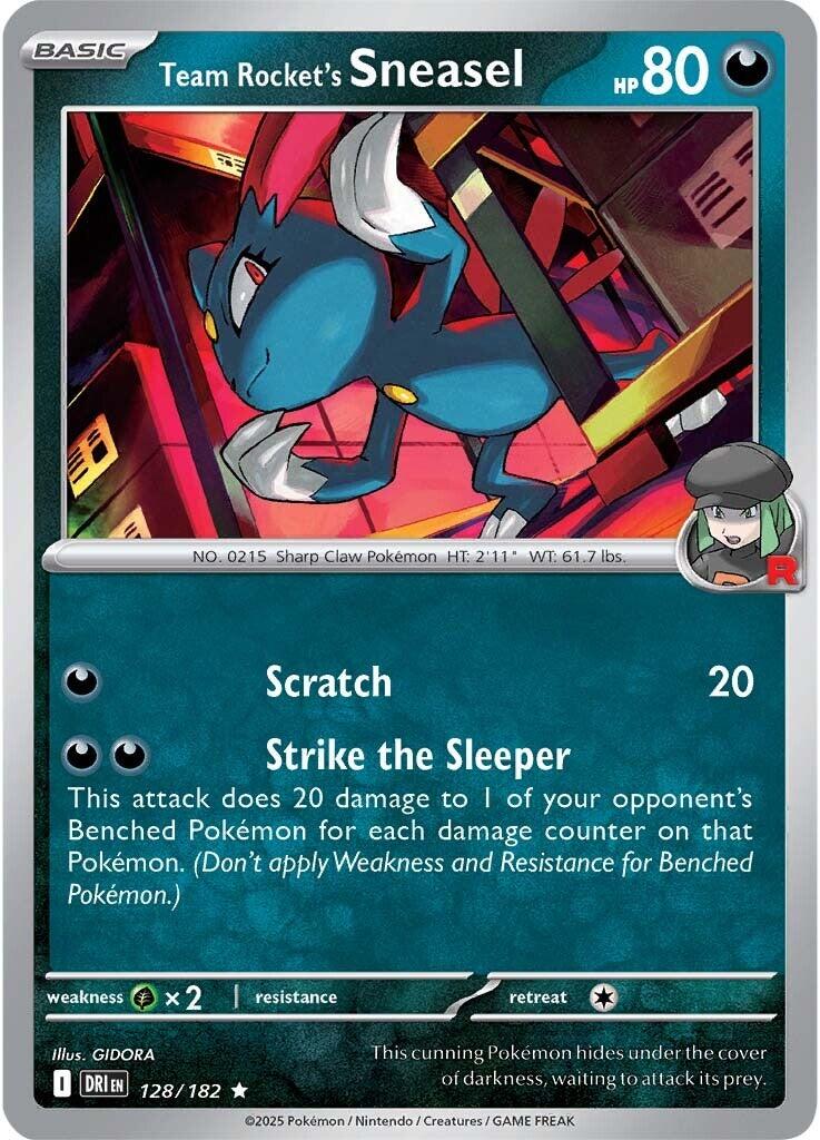 Team Rocket's Sneasel (128/182) [Scarlet & Violet: Destined Rivals] | Good Games North