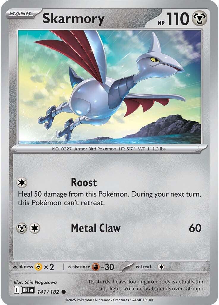 Skarmory (141/182) [Scarlet & Violet: Destined Rivals] | Good Games North