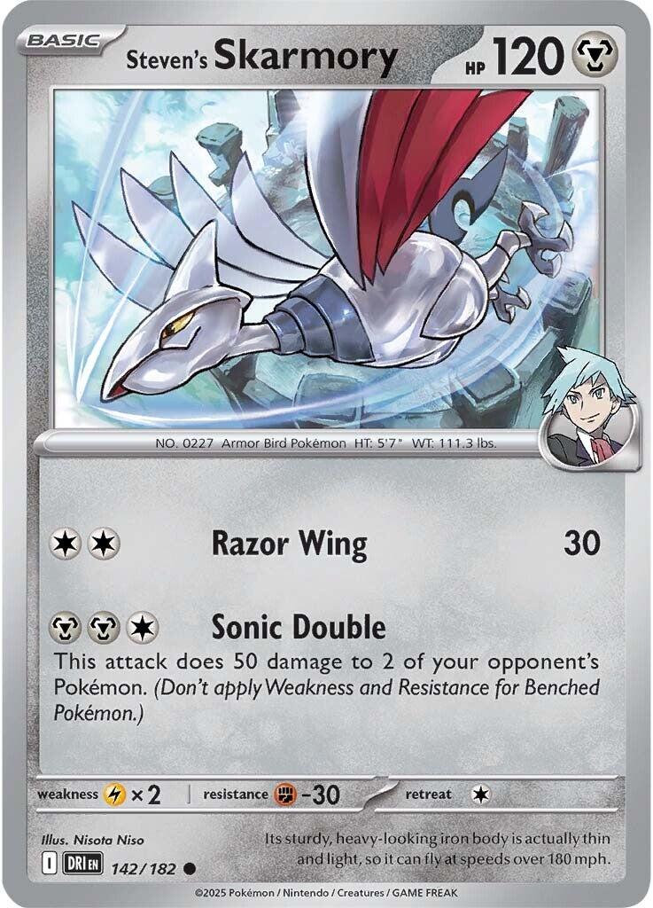 Steven's Skarmory (142/182) [Scarlet & Violet: Destined Rivals] | Good Games North