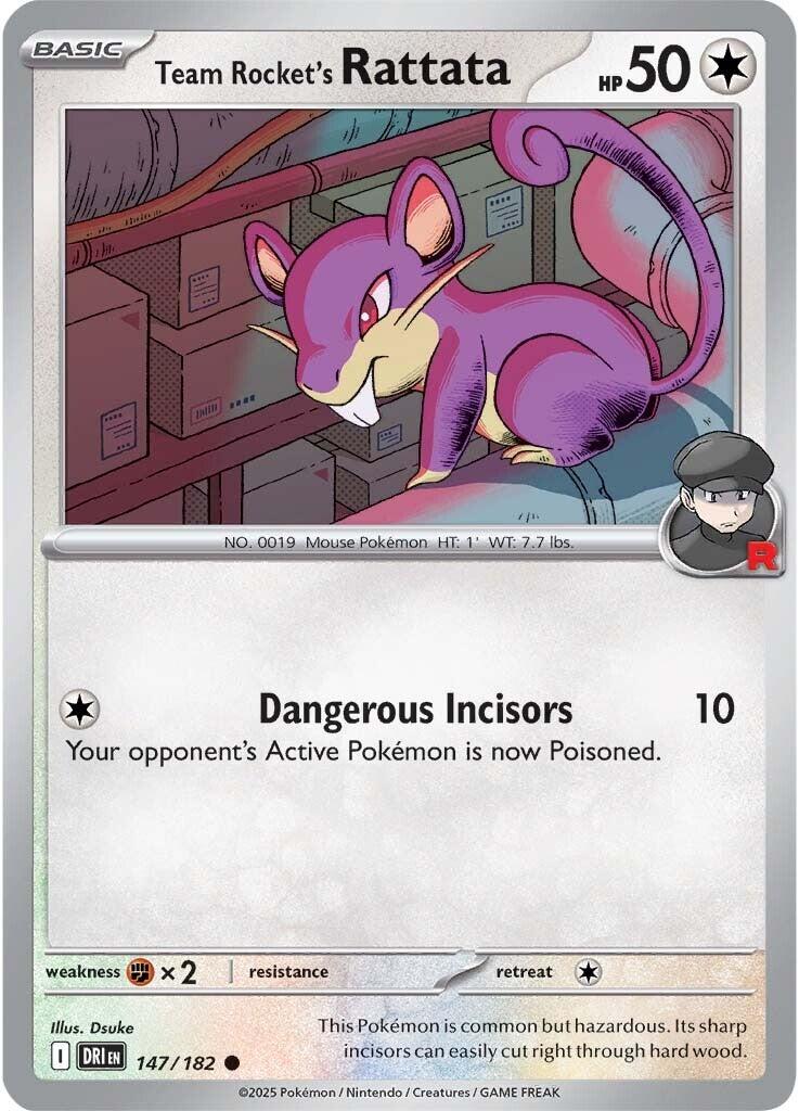 Team Rocket's Rattata (147/182) [Scarlet & Violet: Destined Rivals] | Good Games North