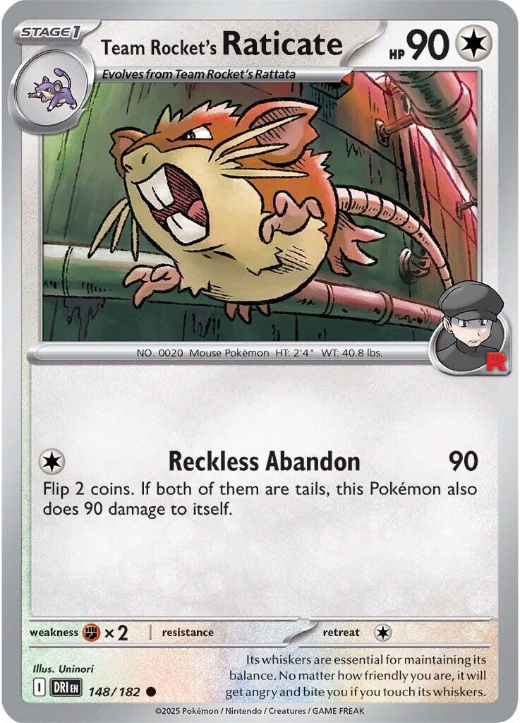Team Rocket's Raticate (148/182) [Scarlet & Violet: Destined Rivals] | Good Games North
