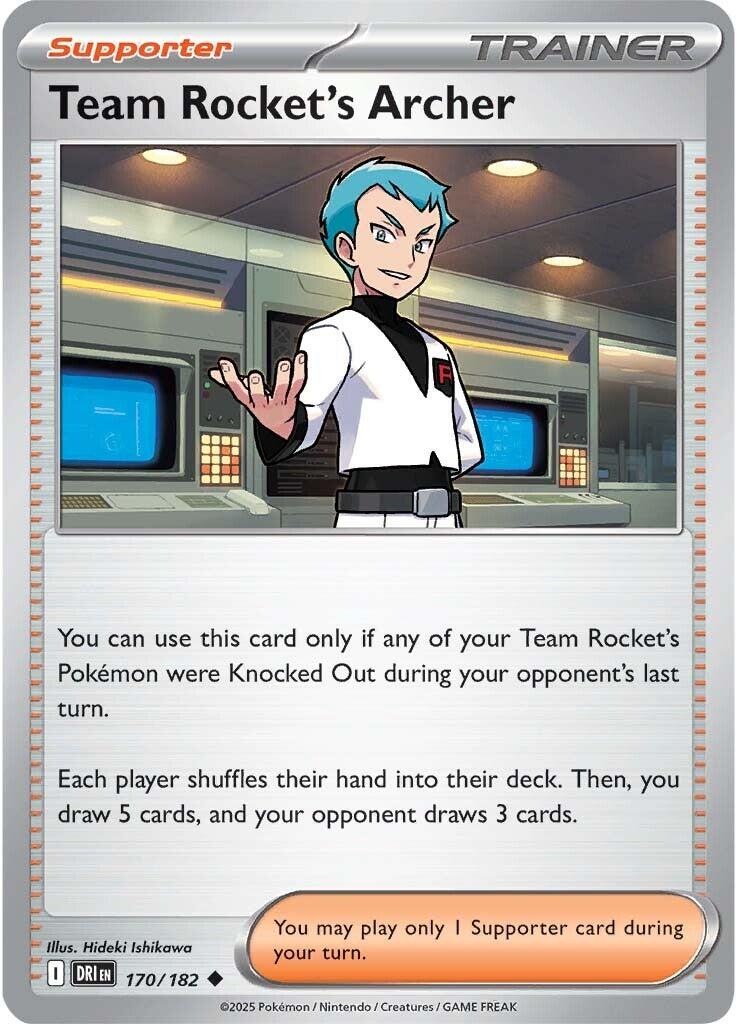 Team Rocket's Archer (170/182) [Scarlet & Violet: Destined Rivals] | Good Games North