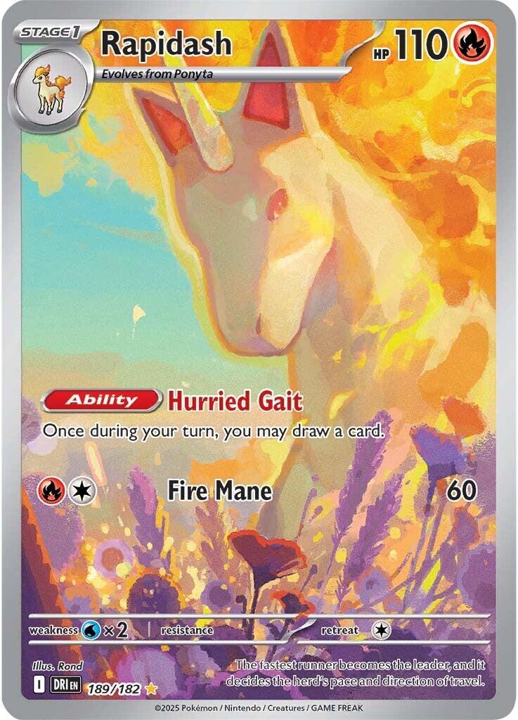 Rapidash (189/182) [Scarlet & Violet: Destined Rivals] | Good Games North