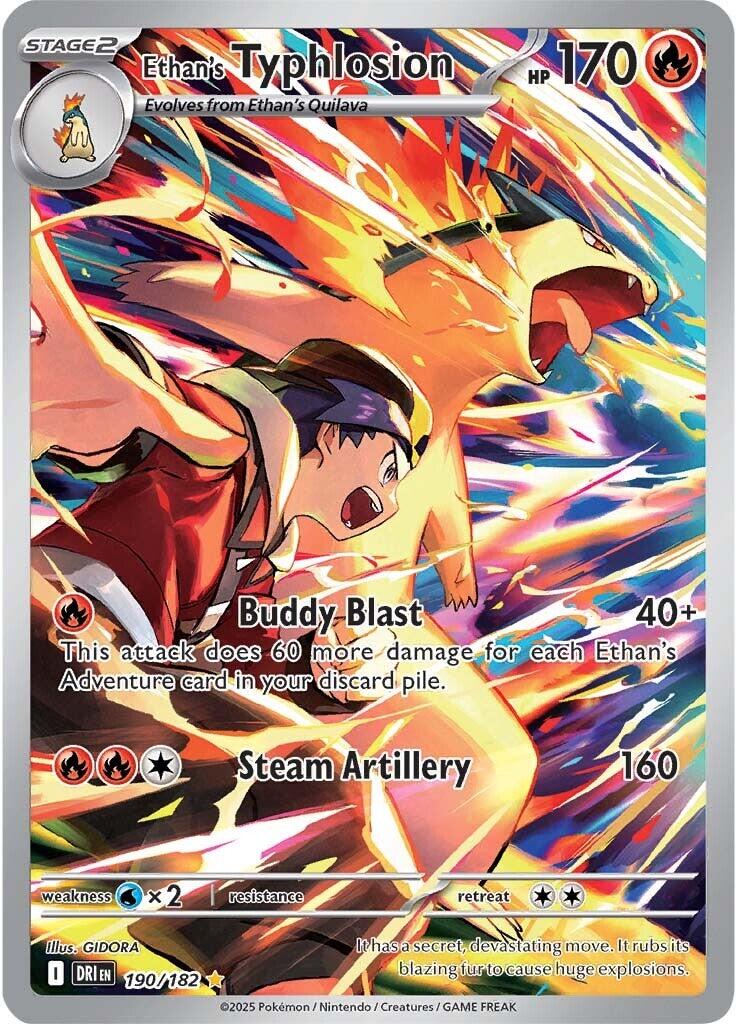 Ethan's Typhlosion (190/182) [Scarlet & Violet: Destined Rivals] | Good Games North