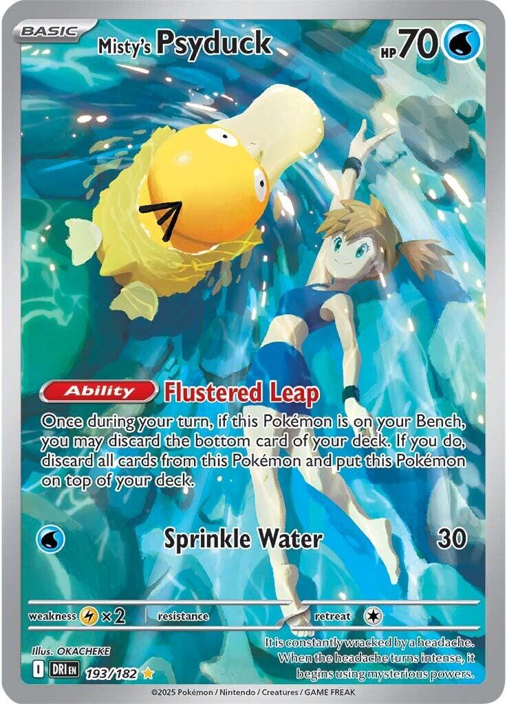 Misty's Psyduck (193/182) [Scarlet & Violet: Destined Rivals] | Good Games North