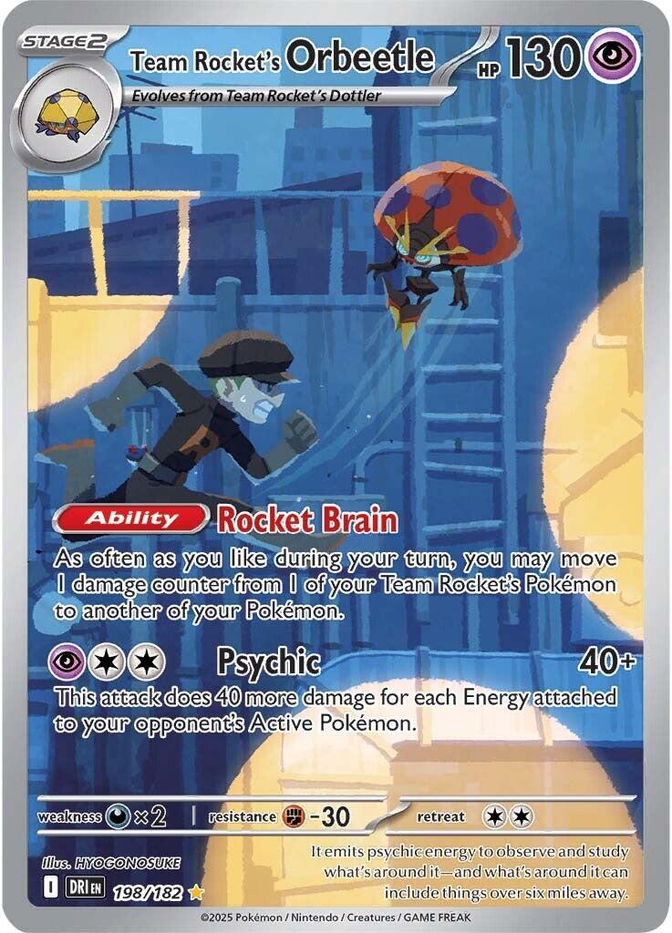 Team Rocket's Orbeetle (198/182) [Scarlet & Violet: Destined Rivals] | Good Games North