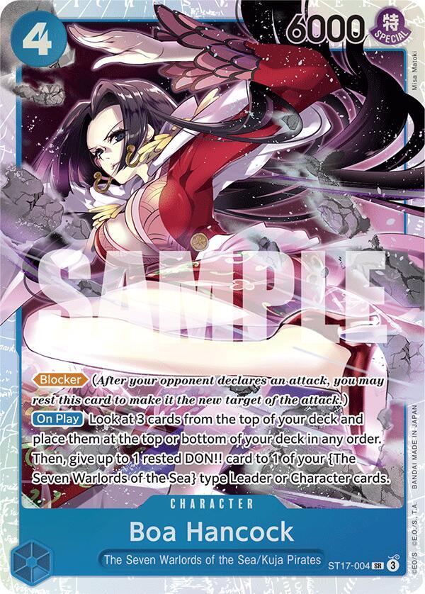 Boa Hancock ST17-004 (Starter Deck 17: BLUE Donquixote Doflamingo)  - Foil | Good Games North