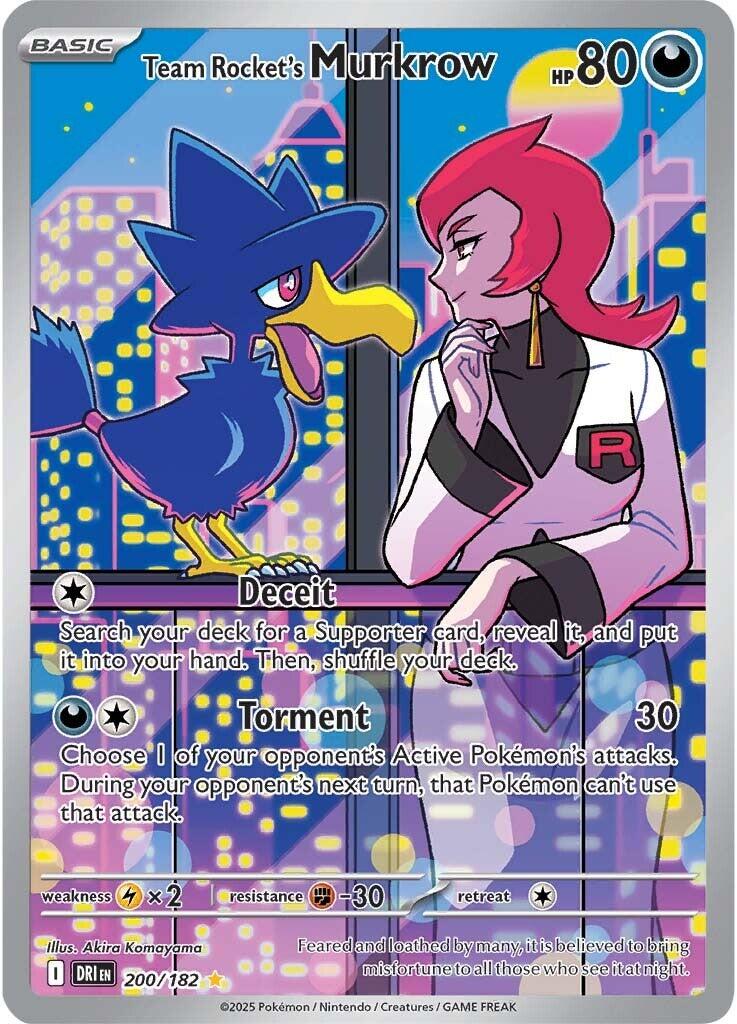 Team Rocket's Murkrow (200/182) [Scarlet & Violet: Destined Rivals] | Good Games North