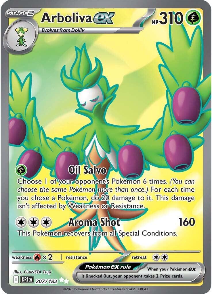 Arboliva ex (207/182) [Scarlet & Violet: Destined Rivals] | Good Games North