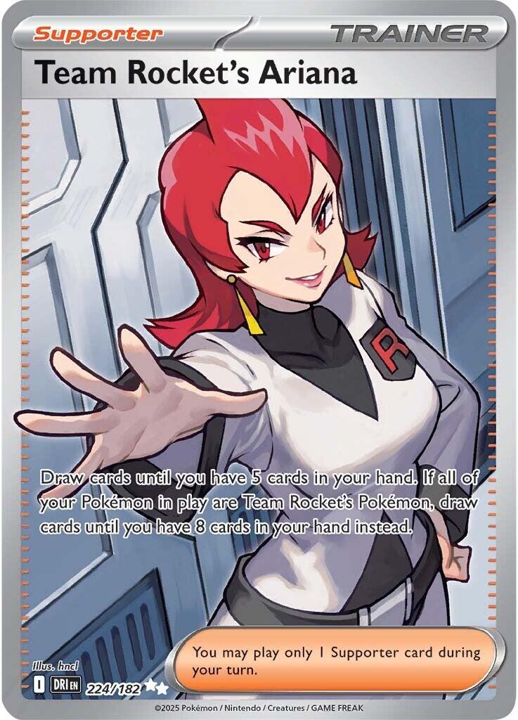 Team Rocket's Ariana (224/182) [Scarlet & Violet: Destined Rivals] | Good Games North