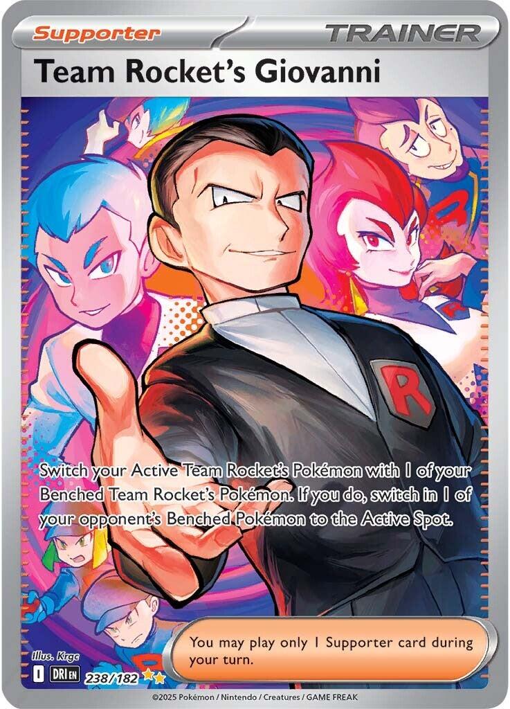 Team Rocket's Giovanni (238/182) [Scarlet & Violet: Destined Rivals] | Good Games North