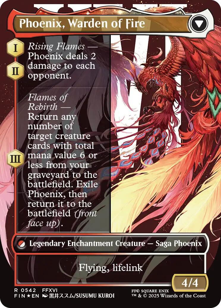 Joshua, Phoenix's Dominant (Borderless) (Surge Foil) [FINAL FANTASY] | Good Games North