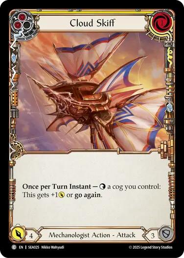 Cloud Skiff (Yellow) [SEA025] (High Seas) | Good Games North