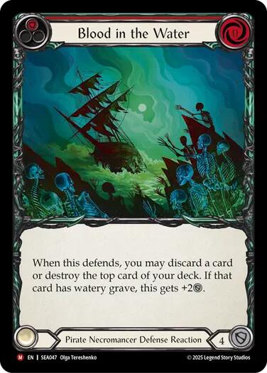 Blood in the Water [SEA047] (High Seas)  Rainbow Foil | Good Games North