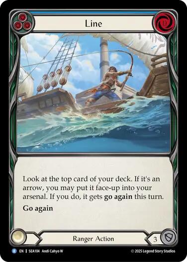 Line [SEA104] (High Seas)  Rainbow Foil | Good Games North