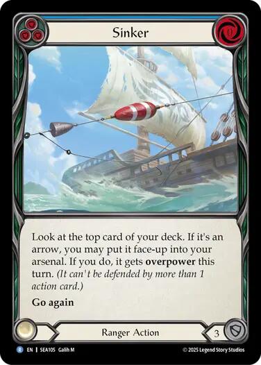 Sinker [SEA105] (High Seas)  Rainbow Foil | Good Games North