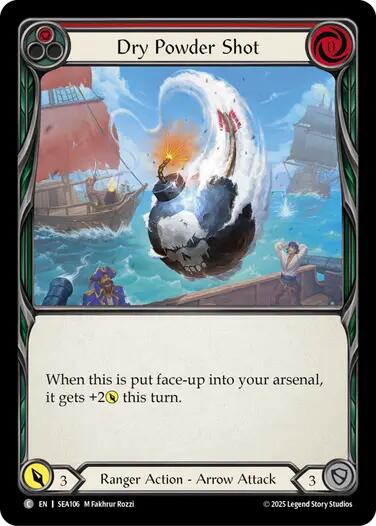 Dry Powder Shot [SEA106] (High Seas)  Rainbow Foil | Good Games North