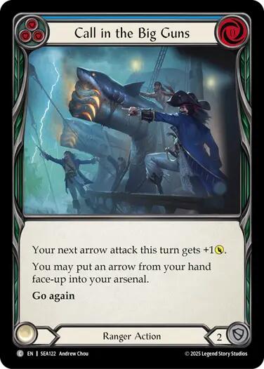 Call in the Big Guns (Blue) [SEA122] (High Seas) | Good Games North