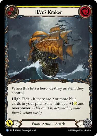 HMS Kraken [SEA135] (High Seas)  Rainbow Foil | Good Games North