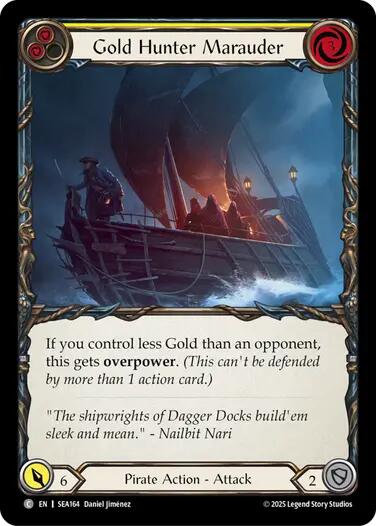 Gold Hunter Marauder [SEA164] (High Seas)  Rainbow Foil | Good Games North