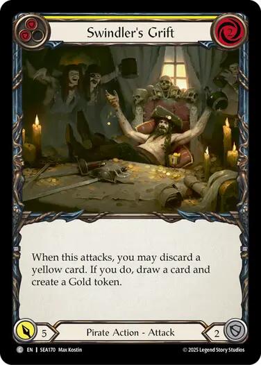 Swindler's Grift (Yellow) [SEA170] (High Seas)  Rainbow Foil | Good Games North