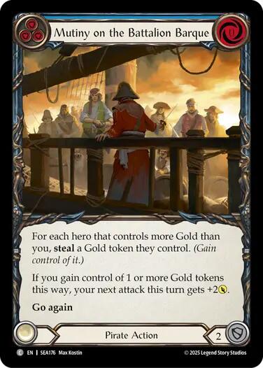 Mutiny on the Battalion Barque [SEA176] (High Seas)  Rainbow Foil | Good Games North