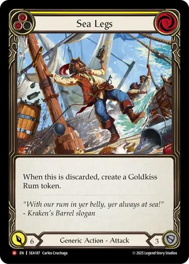 Sea Legs [SEA187] (High Seas)  Rainbow Foil | Good Games North