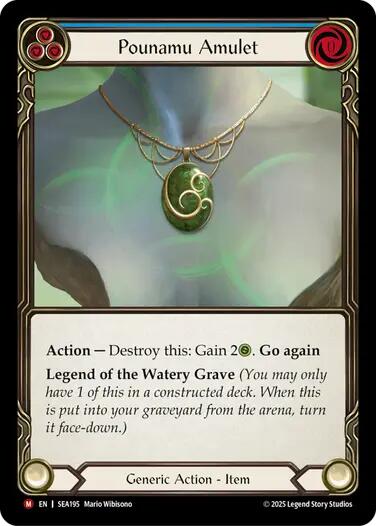 Pounamu Amulet [SEA195] (High Seas) | Good Games North