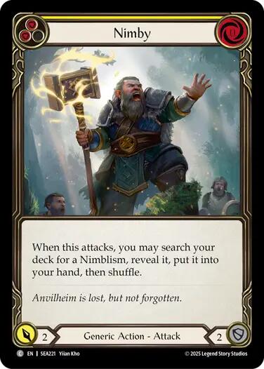 Nimby (Yellow) [SEA221] (High Seas)  Rainbow Foil | Good Games North