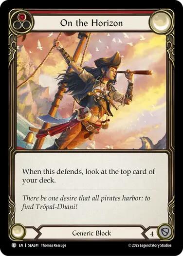 On the Horizon (Red) [SEA241] (High Seas) | Good Games North