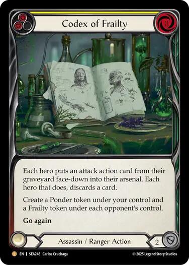 Codex of Frailty [SEA248] (High Seas)  Rainbow Foil | Good Games North