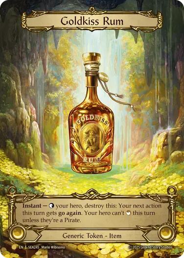 Goldkiss Rum (Treasure) [SEA245] (High Seas)  Cold Foil | Good Games North