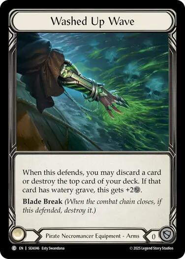 Washed Up Wave (Treasure) [SEA046] (High Seas)  Cold Foil | Good Games North