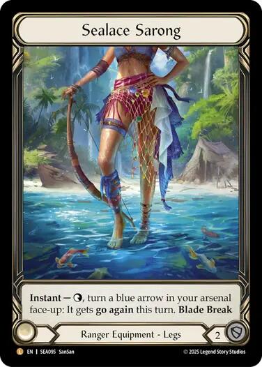 Sealace Sarong (Treasure) [SEA095] (High Seas)  Cold Foil | Good Games North