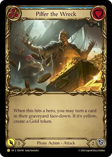 Pilfer the Wreck (Blue) (Treasure) [SEA140] (High Seas)  Cold Foil | Good Games North
