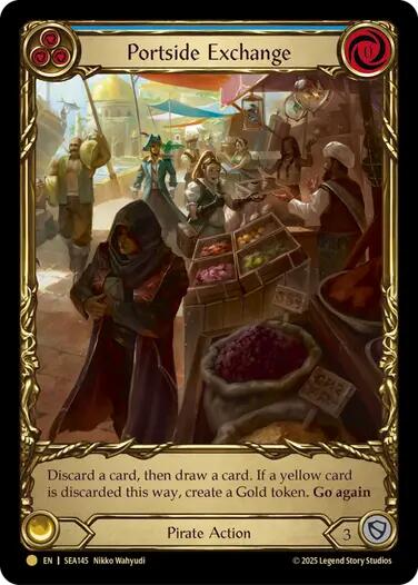 Portside Exchange (Treasure) [SEA145] (High Seas)  Cold Foil | Good Games North