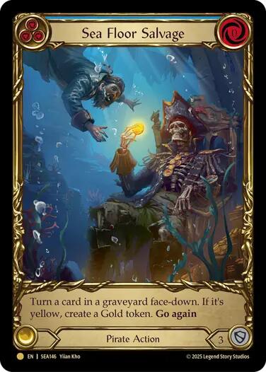 Sea Floor Salvage (Treasure) [SEA146] (High Seas)  Cold Foil | Good Games North