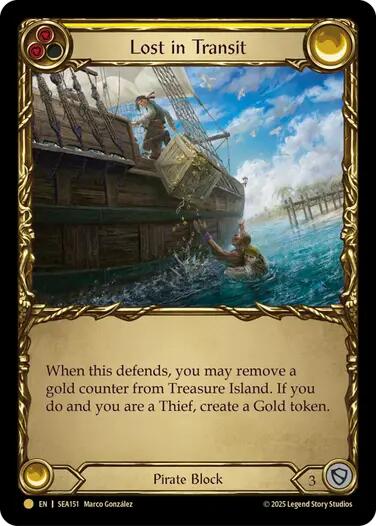 Lost in Transit (Treasure) [SEA151] (High Seas)  Cold Foil | Good Games North