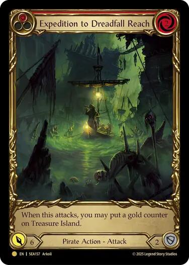 Expedition to Dreadfall Reach (Treasure) [SEA157] (High Seas)  Cold Foil | Good Games North
